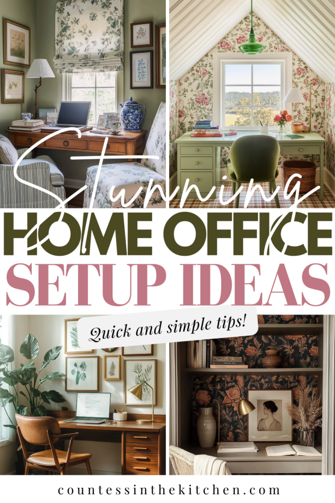 Home office setup ideas