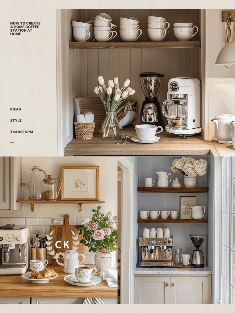 Create a Coffee Station at Home